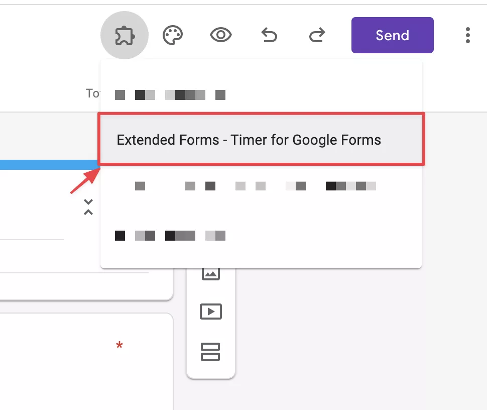 Timed Test - Add Extended Forms timer
