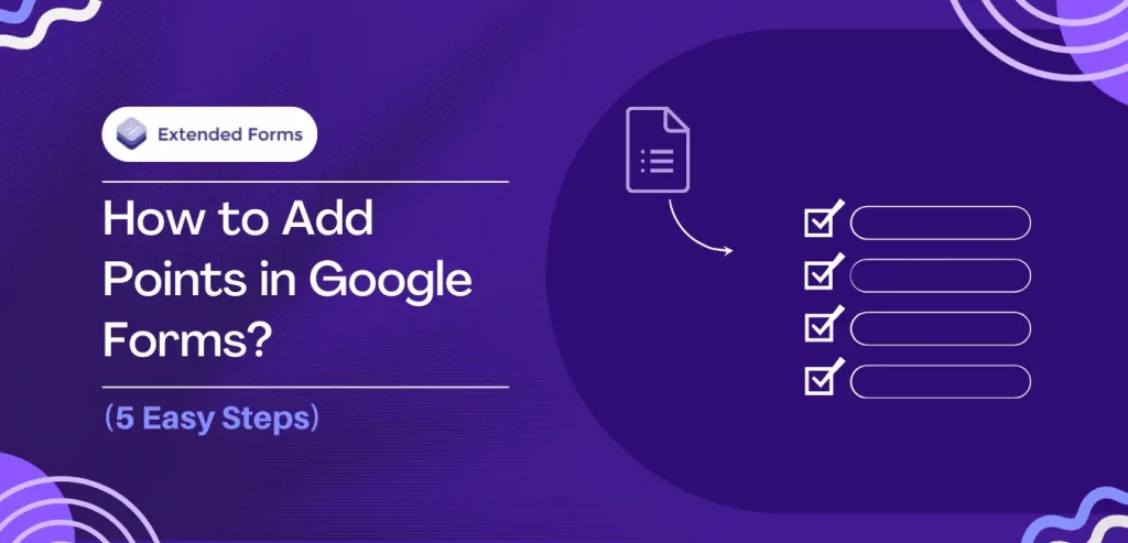 Add Points in Google Forms - Banner