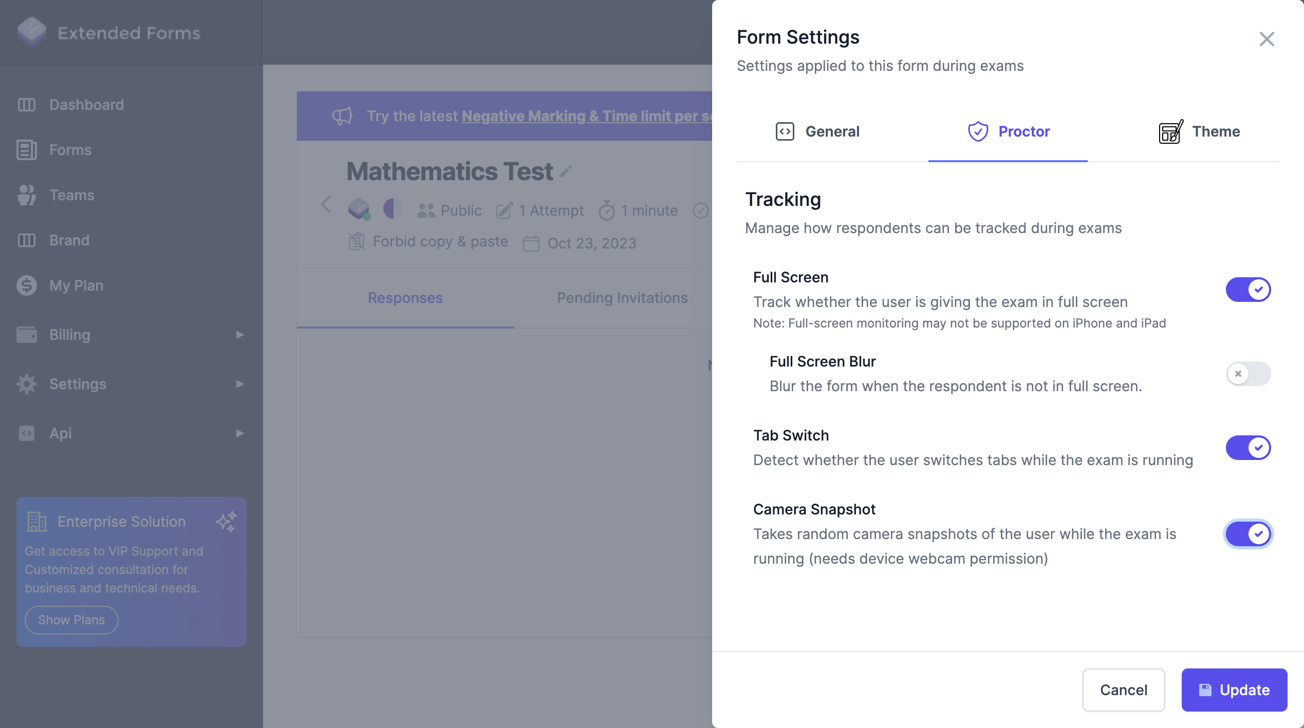 google-forms-test-maker-proctor