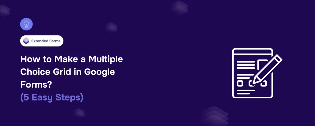 Make a Multiple Choice Grid Banner