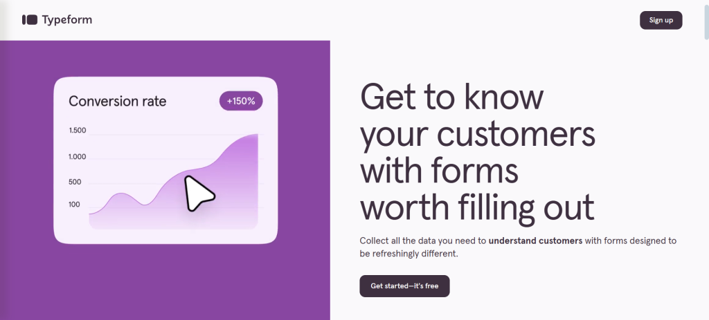 Google Forms vs Typeform - Typeform
