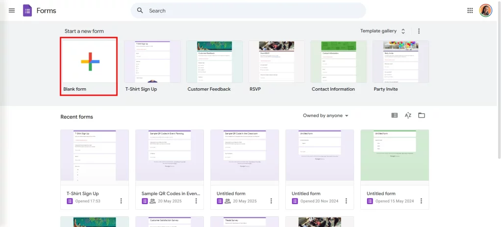 Limit Responses in Google Forms - New Form