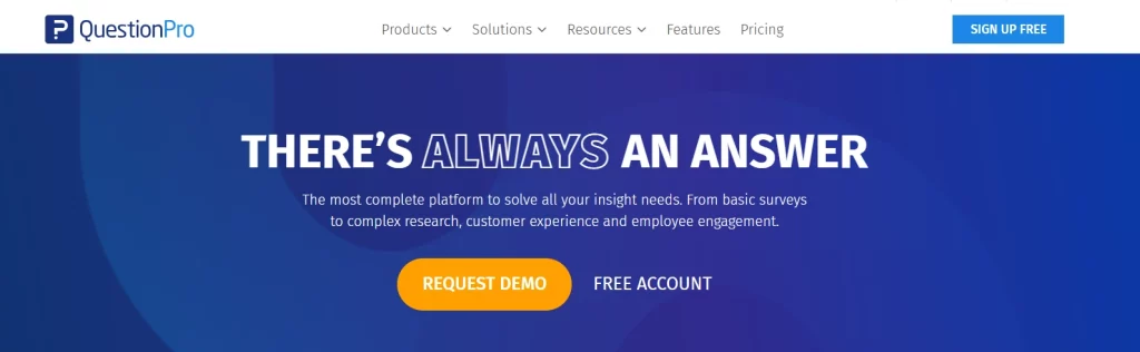 SurveyMonkey Alternatives - QuestionPro