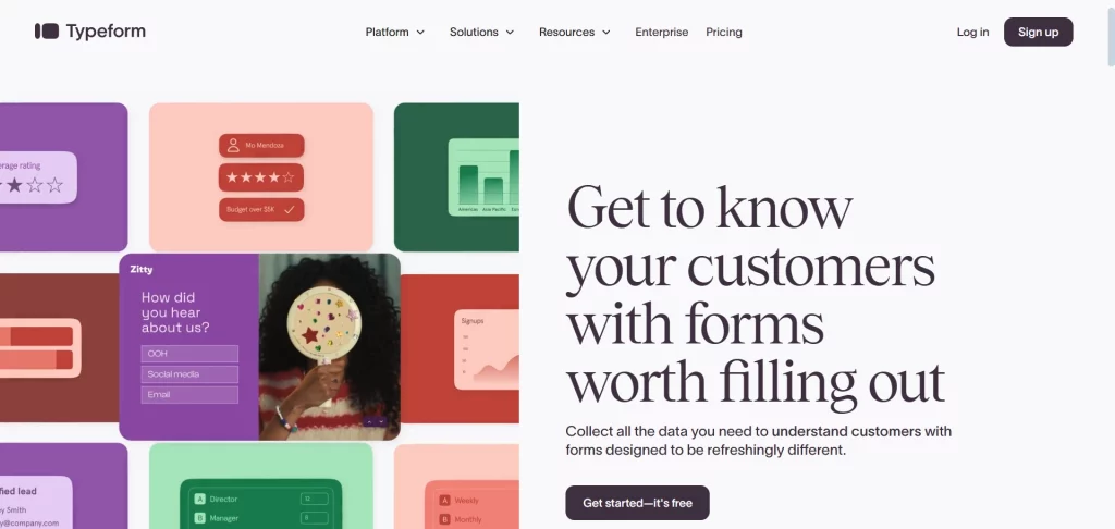 SurveyMonkey Alternatives - TypeForm